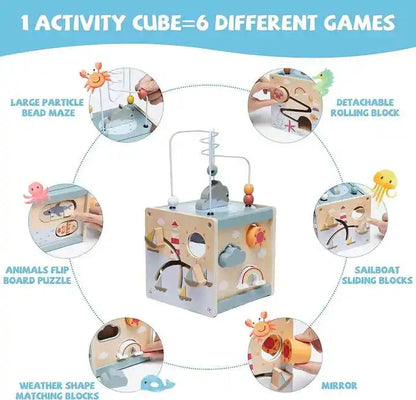 Ocean 5 in 1 activity cube