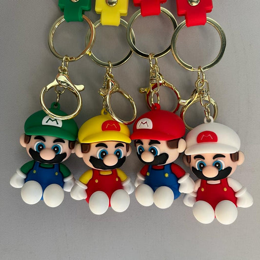 3D Super Mario Keychain Anime Characters