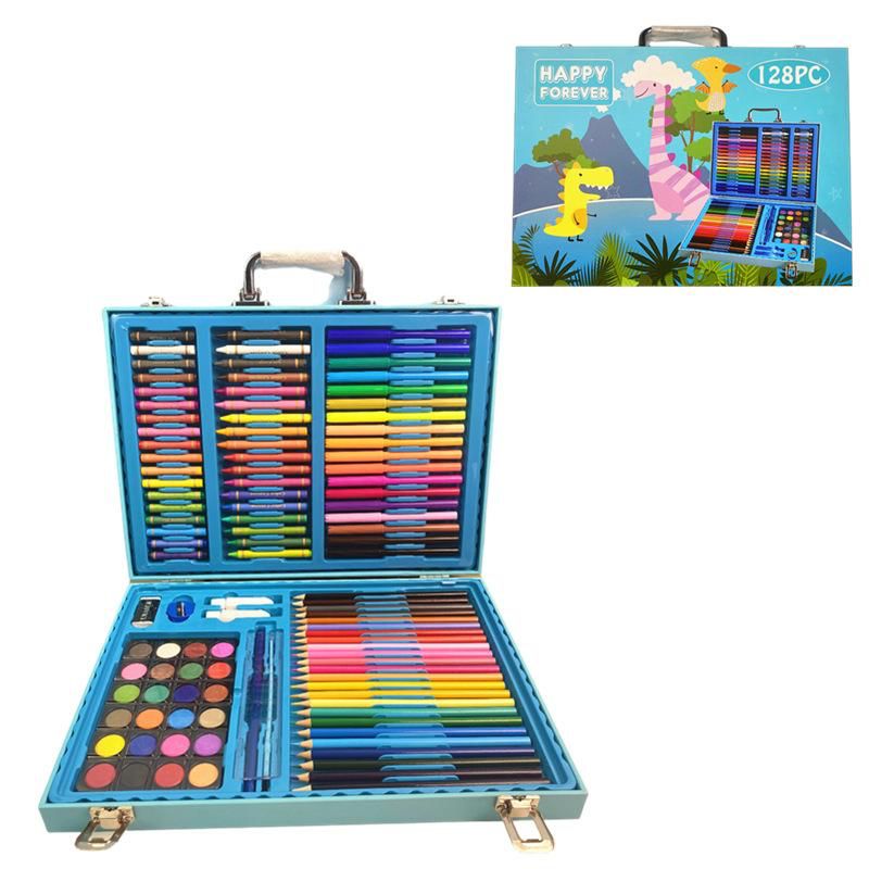 Happy Forever Wooden Art Set - 128 Pieces