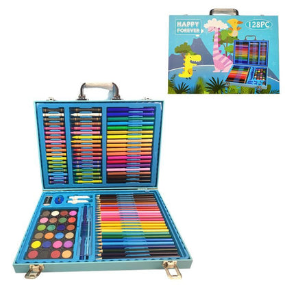 Happy Forever Wooden Art Set - 128 Pieces