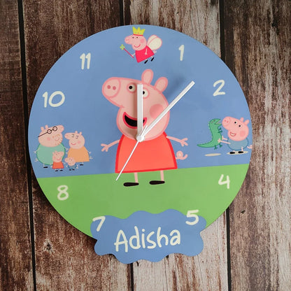 Kids Customized Cartoon Clock