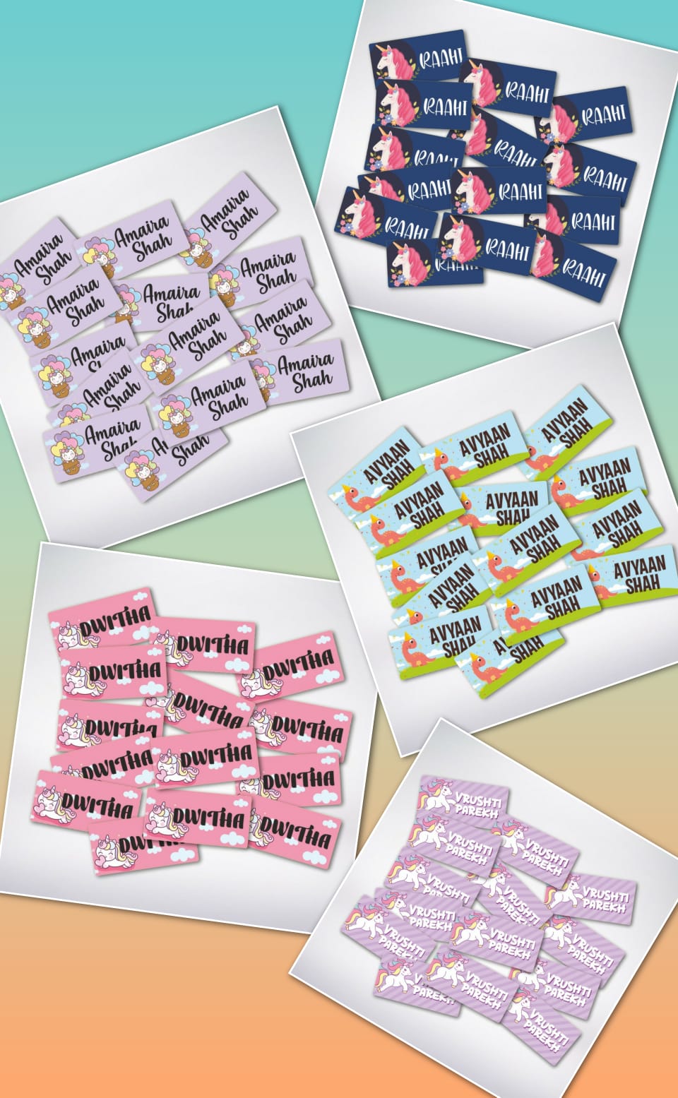 Customized Waterproof Stickers for Kids
