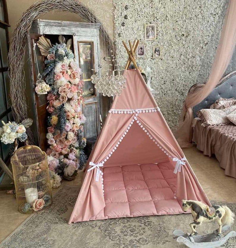Premium Happy Teepee Tent