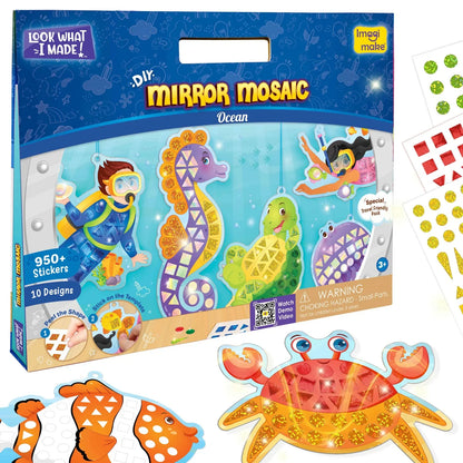 DIY Mirror Mosaic Art and Craft Kit (Big)