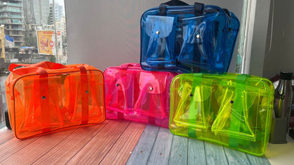 🌈 Stylish Transparent Tote Bag – Customizable, Lightweight & Built for Everyday Adventures