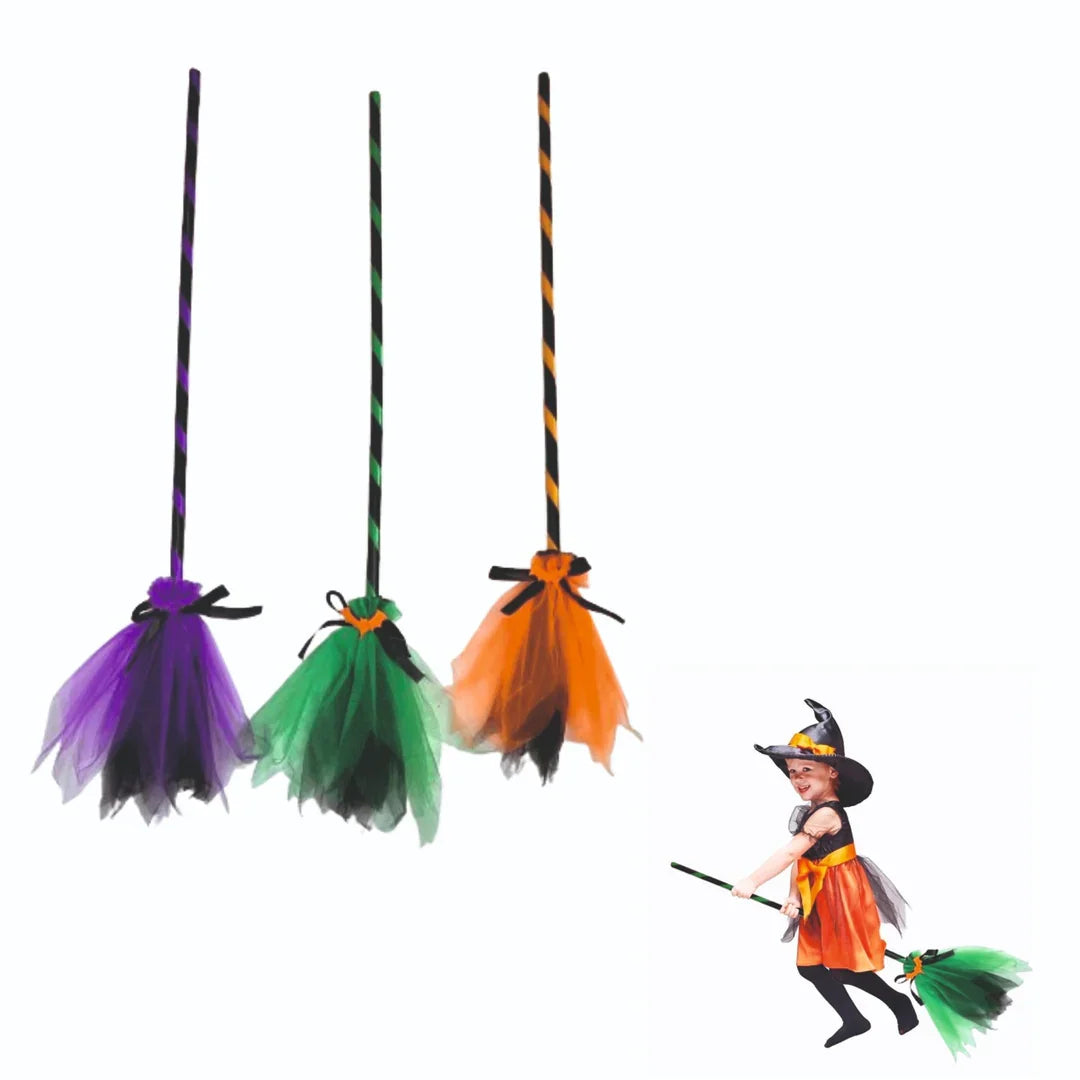 Spooky Spark Brooms - Set of 3