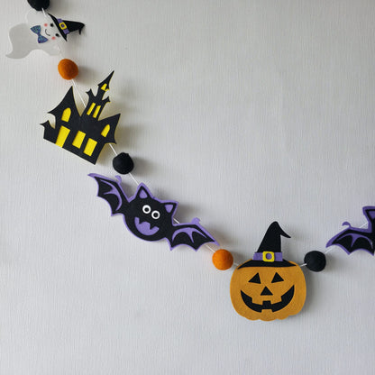 Happy Halloween Bunting – Haunted Castle