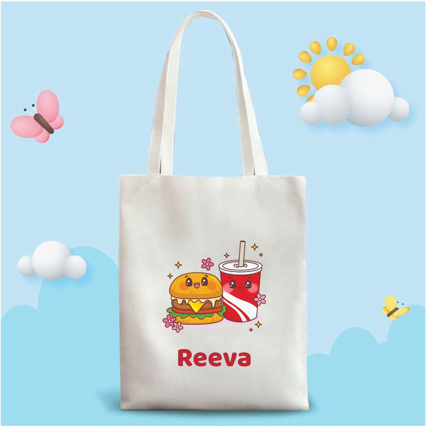 Personalized Kids Tote Bag