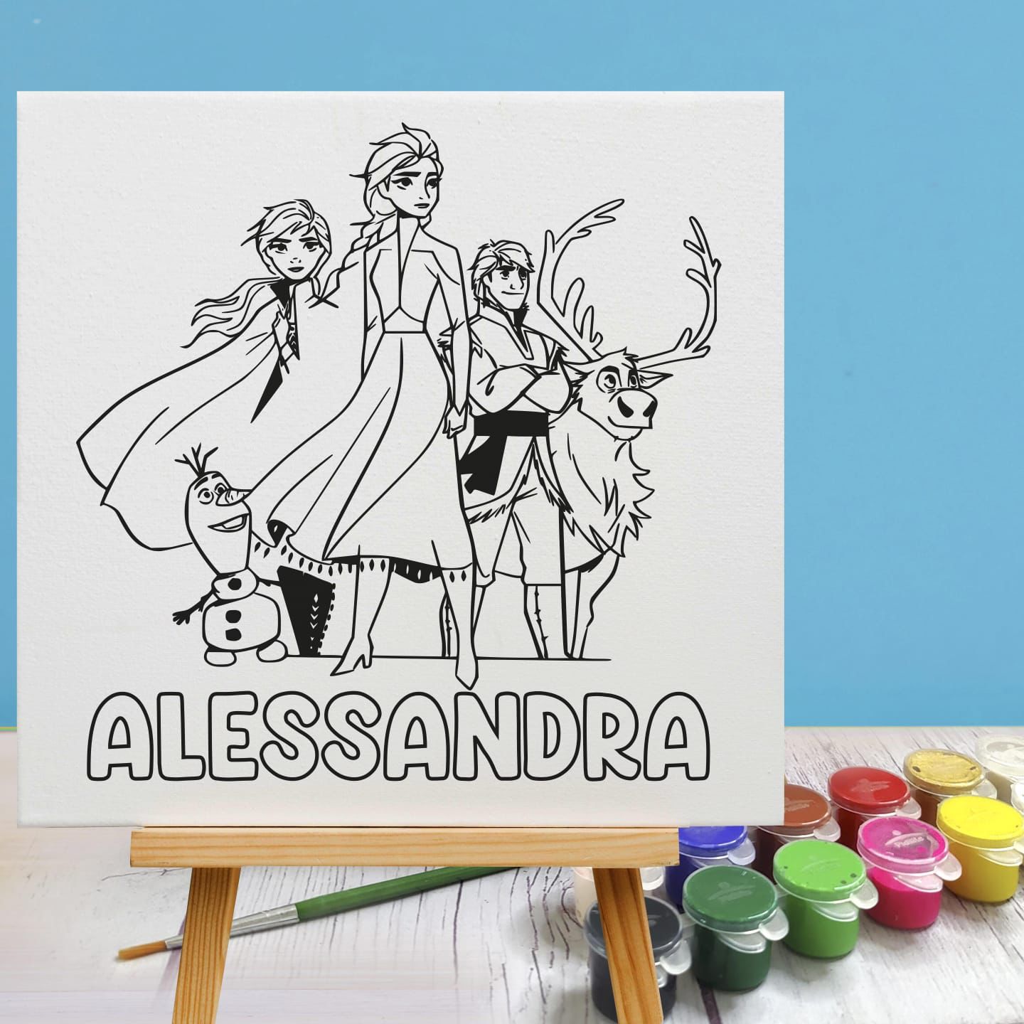 Personalized DIY canvas board