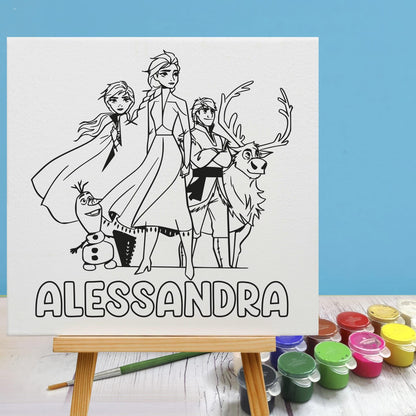 Personalized DIY canvas board