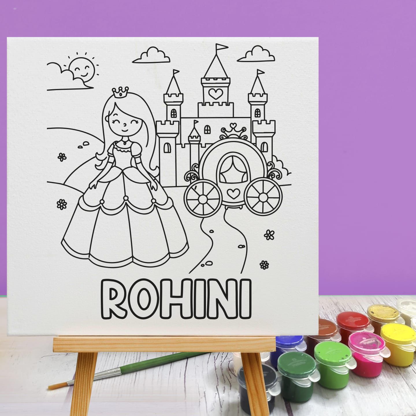 Personalized DIY canvas board