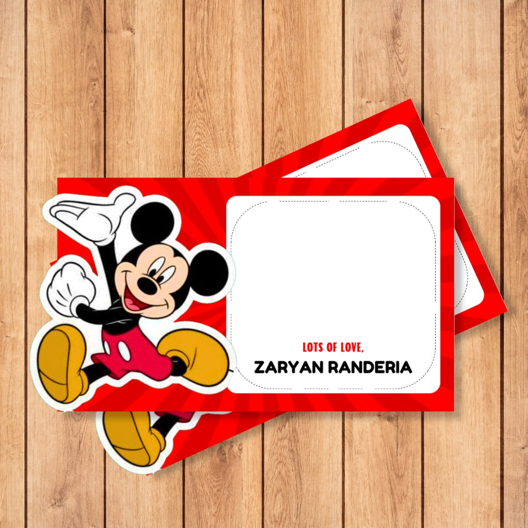 3D Personalised Thankyou Tags - 40 Pcs