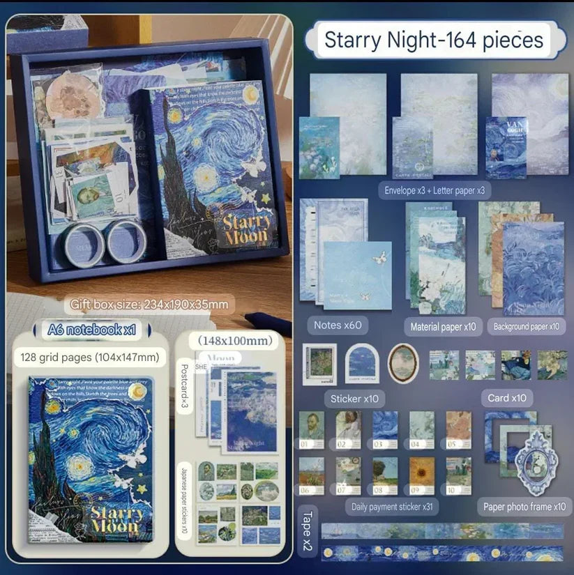 Van Gogh – The Starry Night Journaling & Scrapbooking Kit