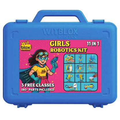Girls Robotics 11-in-1 DIY STEM Kit WitBlox