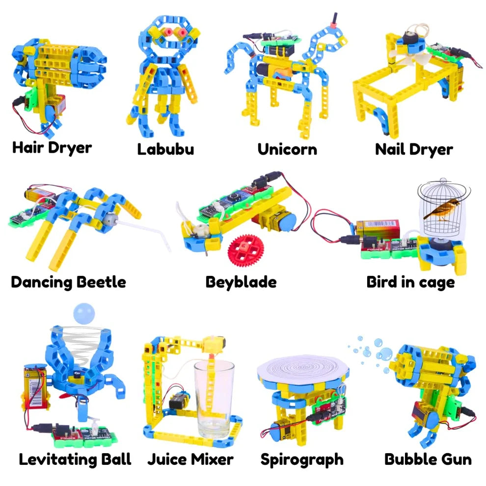 Girls Robotics 11-in-1 DIY STEM Kit WitBlox