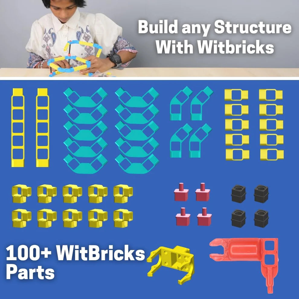 Girls Robotics 11-in-1 DIY STEM Kit WitBlox