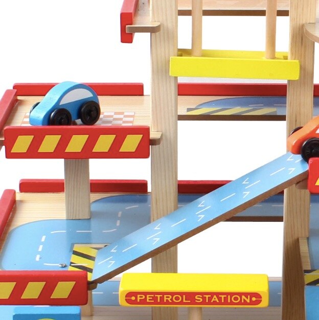 Wooden Public Parking Garage