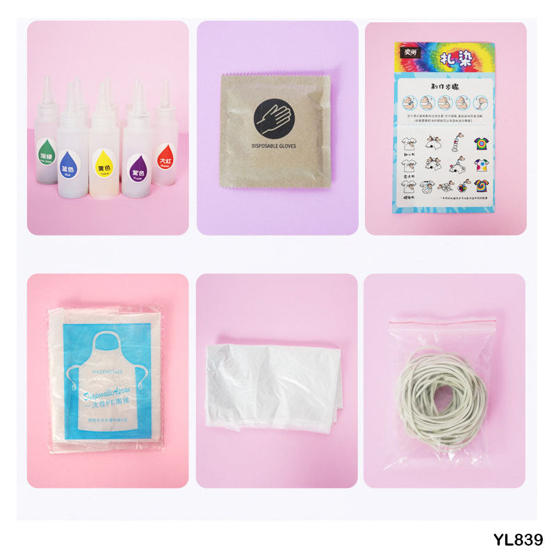 DIY Tie-Dye Kit – All-in-One Fabric Dye Set for Kids & Adults | Vibrant Colors, No Heat Needed | Creative Gift & Party Activity