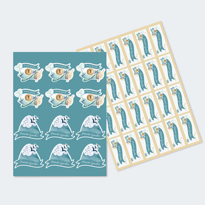 Sticker Sheet - Set of 2 A4