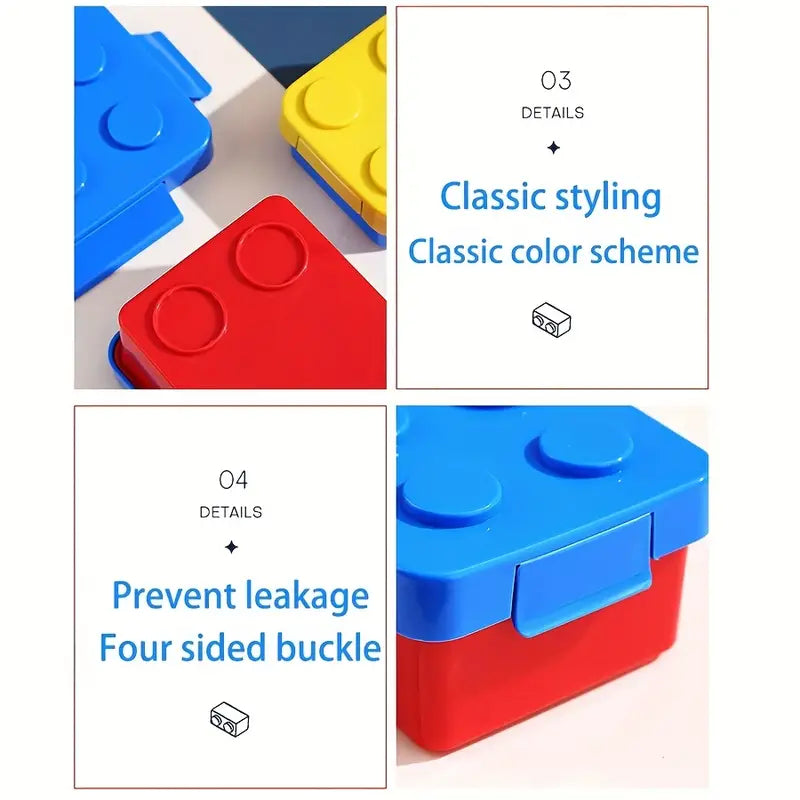 Lego Blocks Leak-Proof Lunch Box