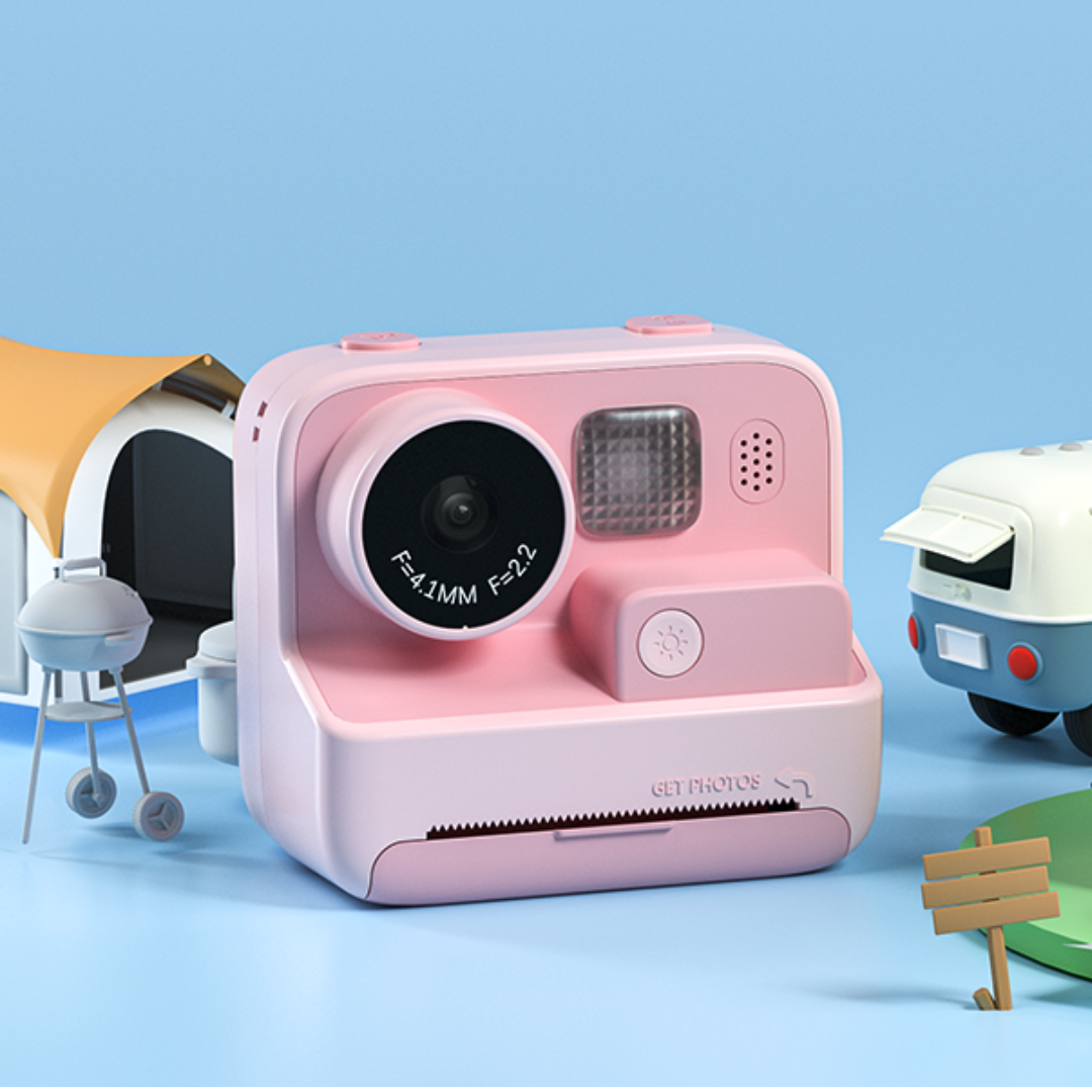 Mini Instant Print Camera for Kids 3+