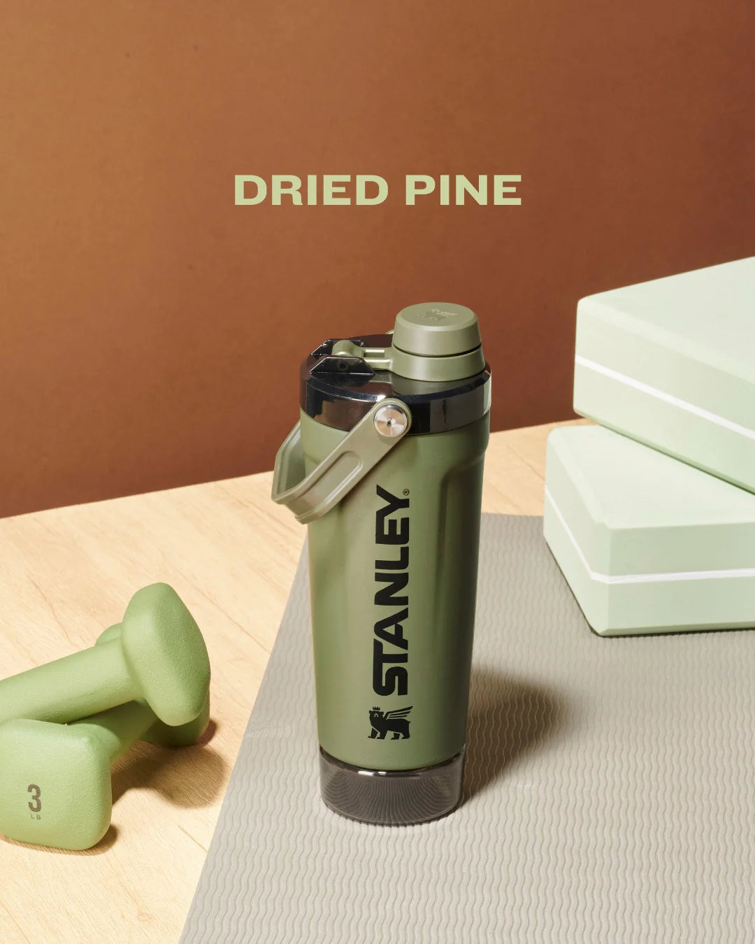 STANLEY Activate Shaker Bottle | Dried Pine