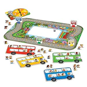 Bus Stop Game | Fun Math Game for Kids | Addition & Subtraction | Educational Board Game | Ages 4-8 | 2-4 Players