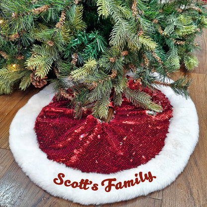 Mini Sequin Tree Skirts