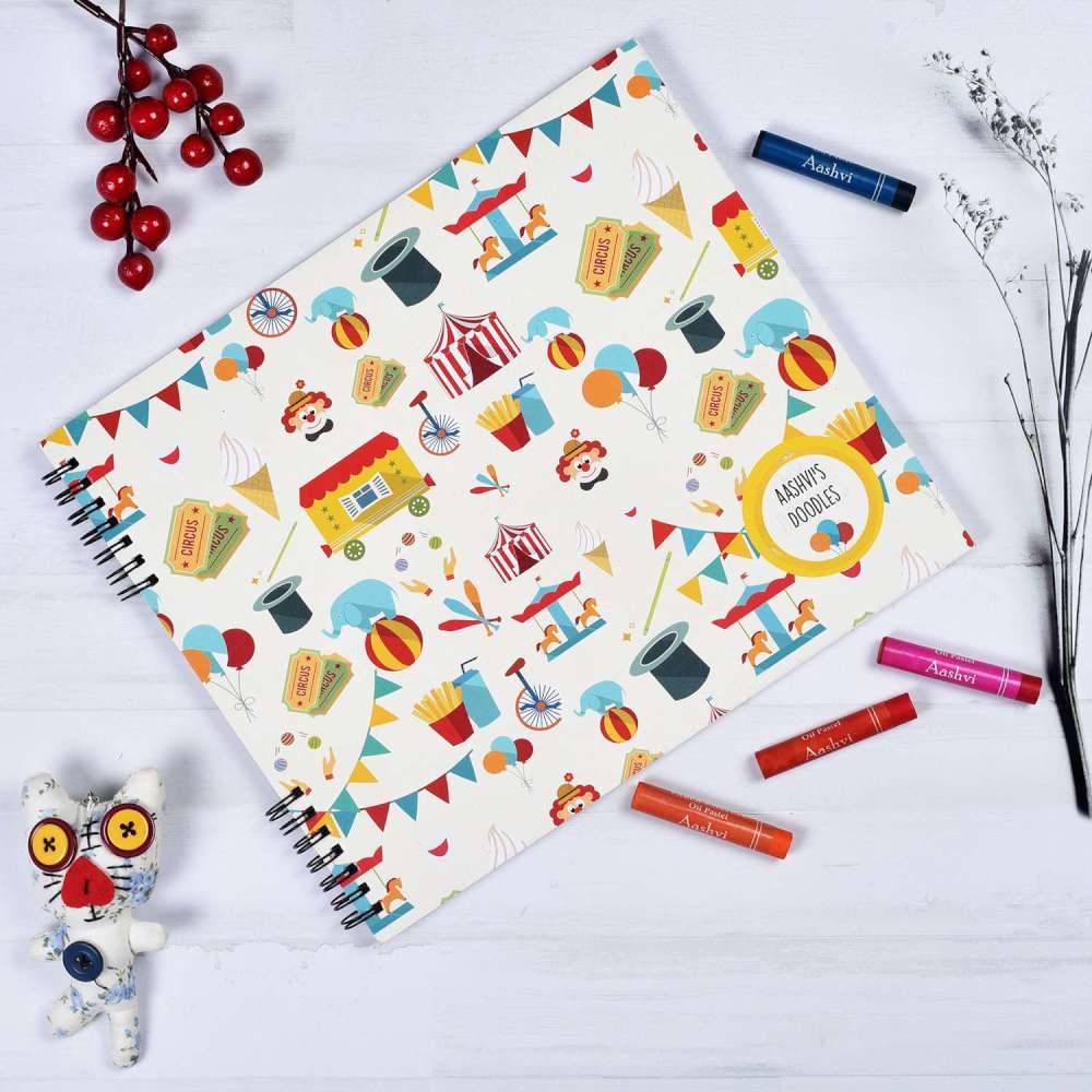 Doodle Book With Personalized Crayons
