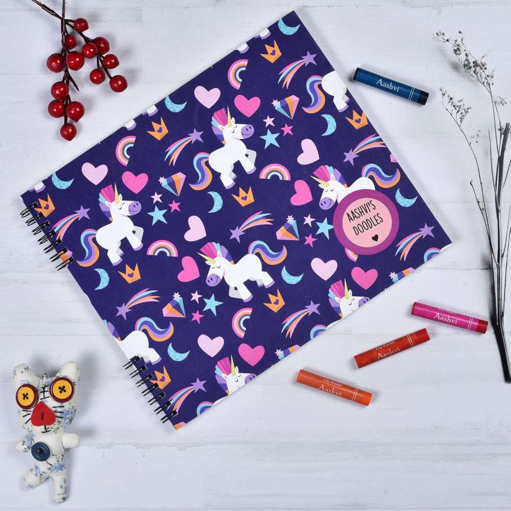 Doodle Book With Personalized Crayons