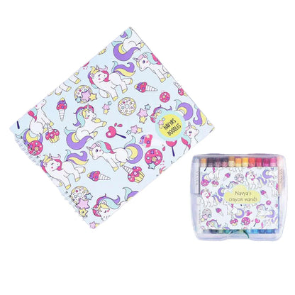 Doodle Book With Personalized Crayons