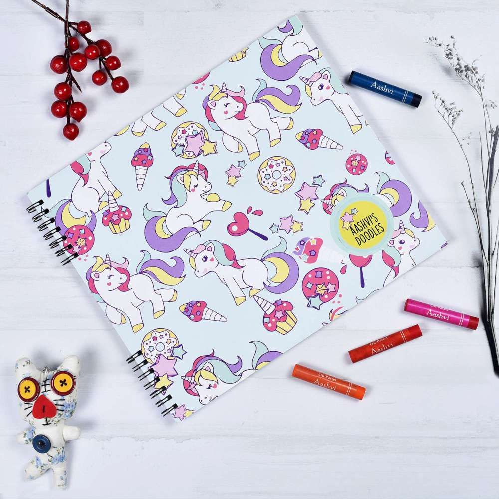 Doodle Book With Personalized Crayons