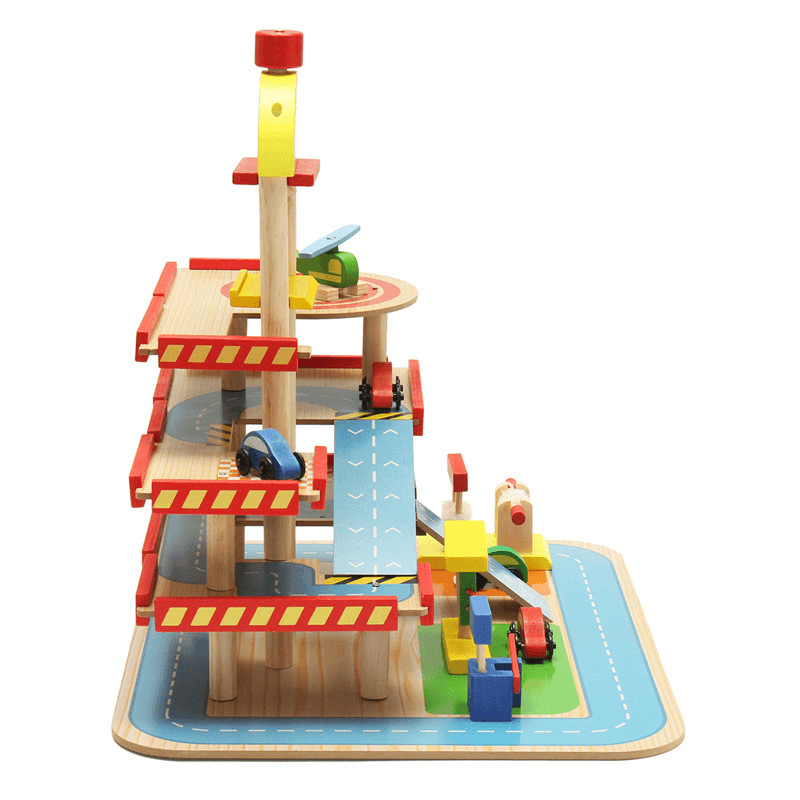 Wooden Public Parking Garage