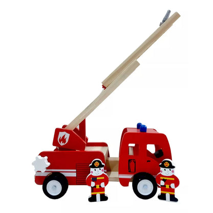 Wooden Fire Truck for Kids