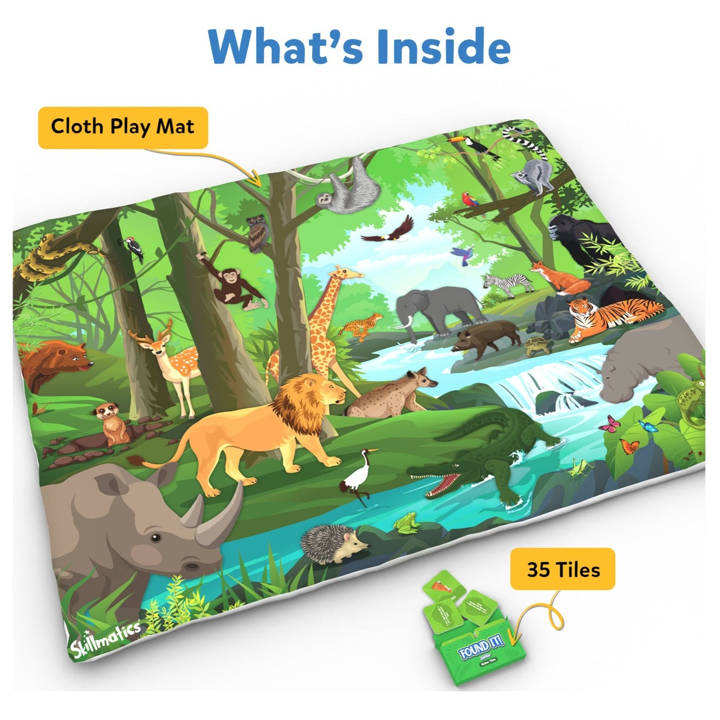 Cloth Play Mat & Floor Game for Kids