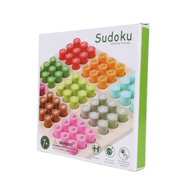 Wooden Sudoku Puzzle Game