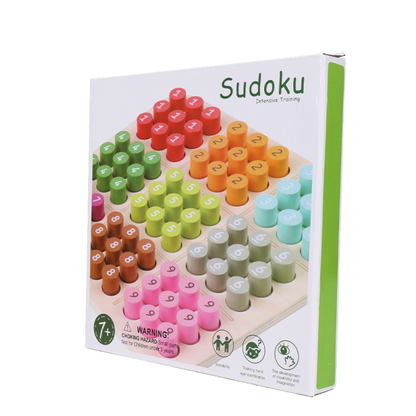 Wooden Sudoku Puzzle Game