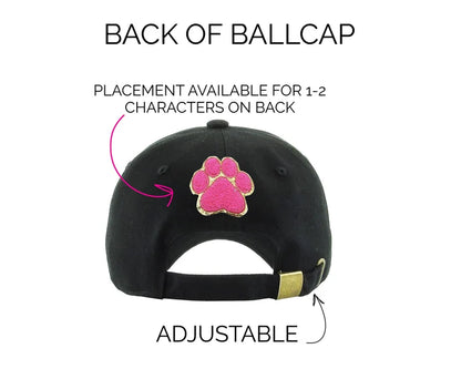 Personalized Cap – Custom Embroidered with 1 Initial & 1 Patch (Free) 🧢✨