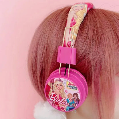 Barbie Wireless BT Earphone Foldable Headset