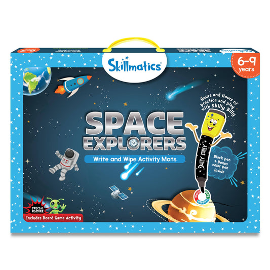 Space Explorers | Reusable Activity Mats (ages 6-9)