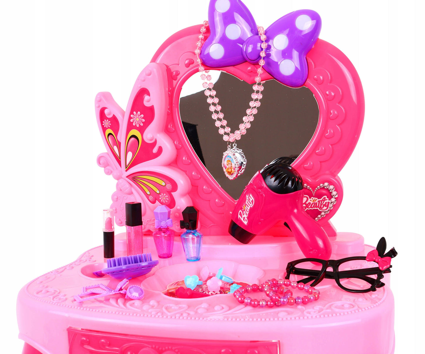 Dressing Table Playset with Light and Mirror for kids