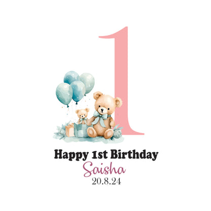 Babble Wrap Bella The Bunny - Birthday Bear