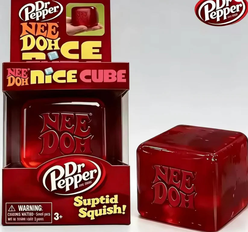 NeeDoh Dr Pepper Nice Cube — Limited Edition Sensory Squeeze Toy