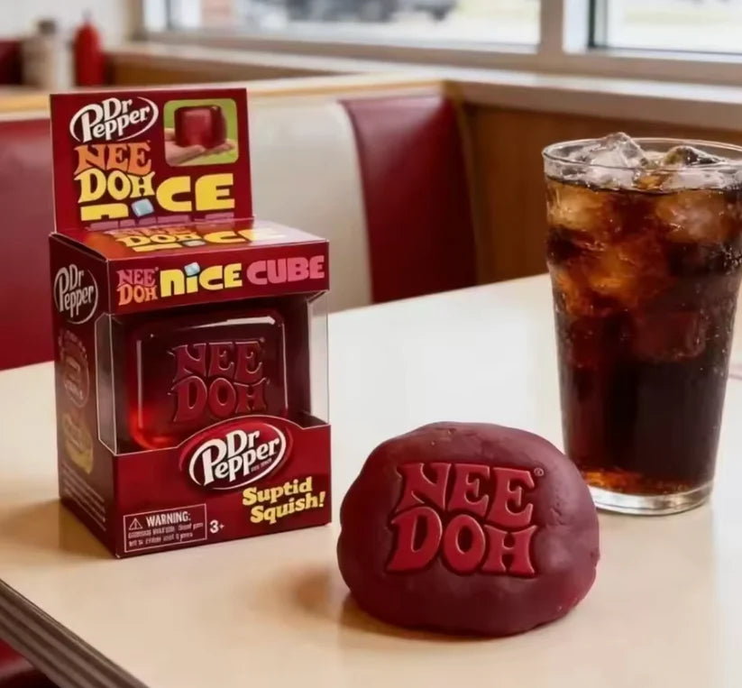 NeeDoh Dr Pepper Nice Cube — Limited Edition Sensory Squeeze Toy