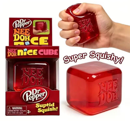 NeeDoh Dr Pepper Nice Cube — Limited Edition Sensory Squeeze Toy