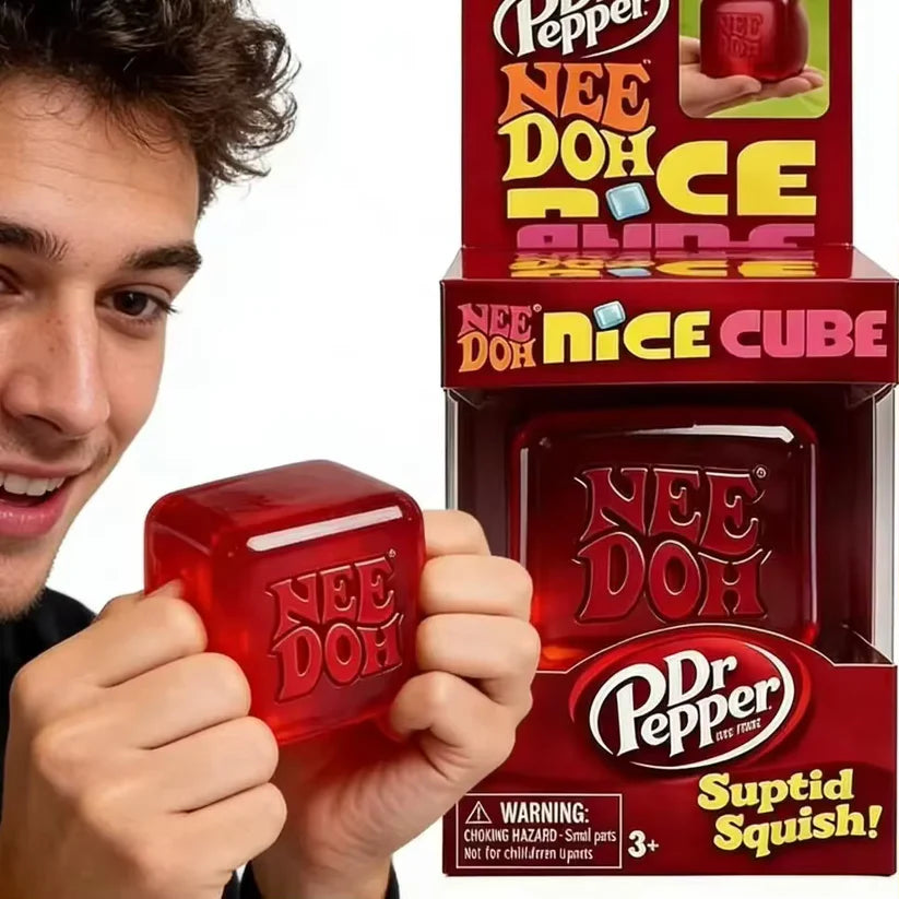 NeeDoh Dr Pepper Nice Cube — Limited Edition Sensory Squeeze Toy