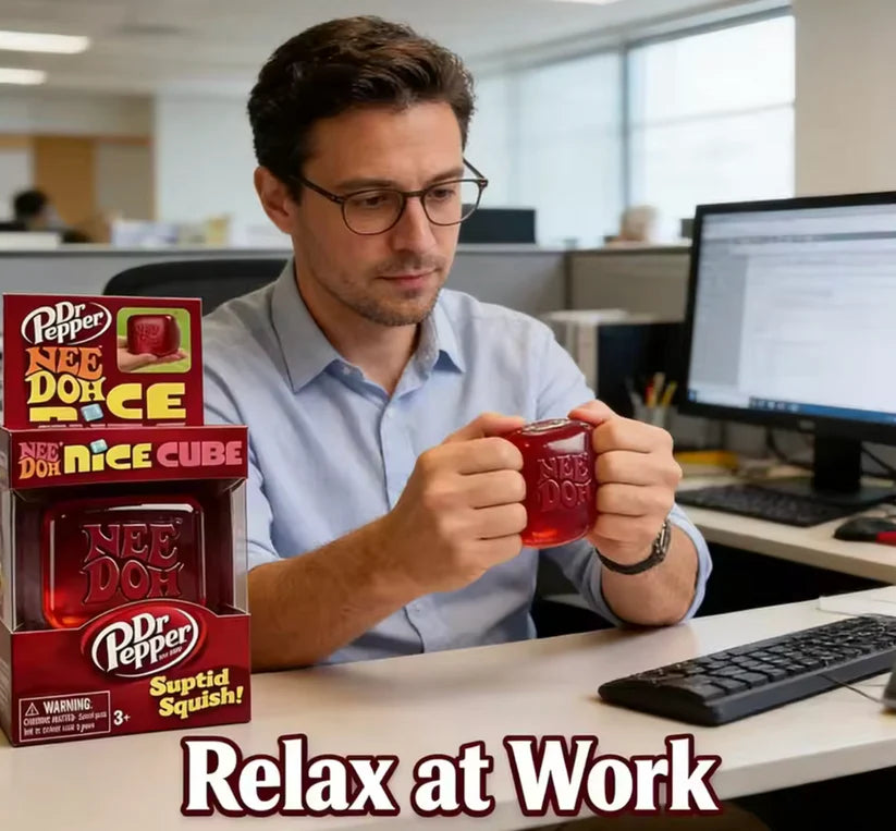 NeeDoh Dr Pepper Nice Cube — Limited Edition Sensory Squeeze Toy