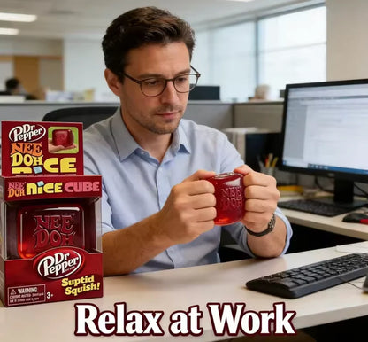 NeeDoh Dr Pepper Nice Cube — Limited Edition Sensory Squeeze Toy