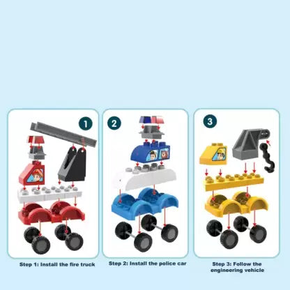 Vehicle Assembly building blocks for kids