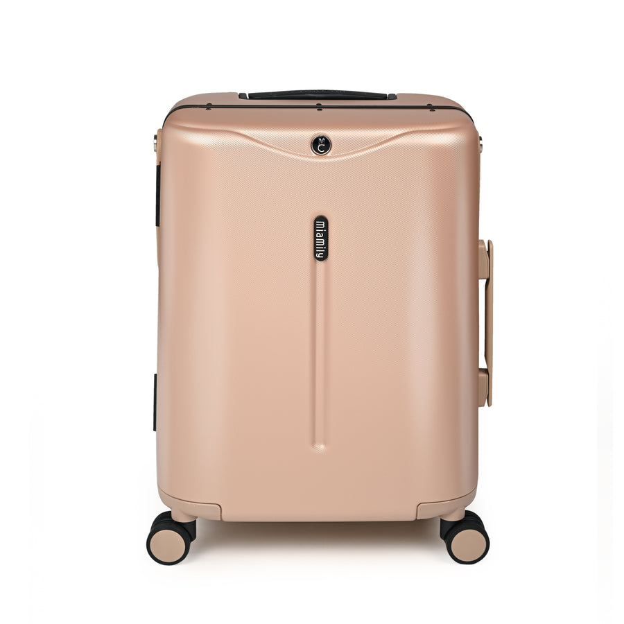 Miamily Forest Green Ride-On Trolley Carry-On Luggage 18 inch